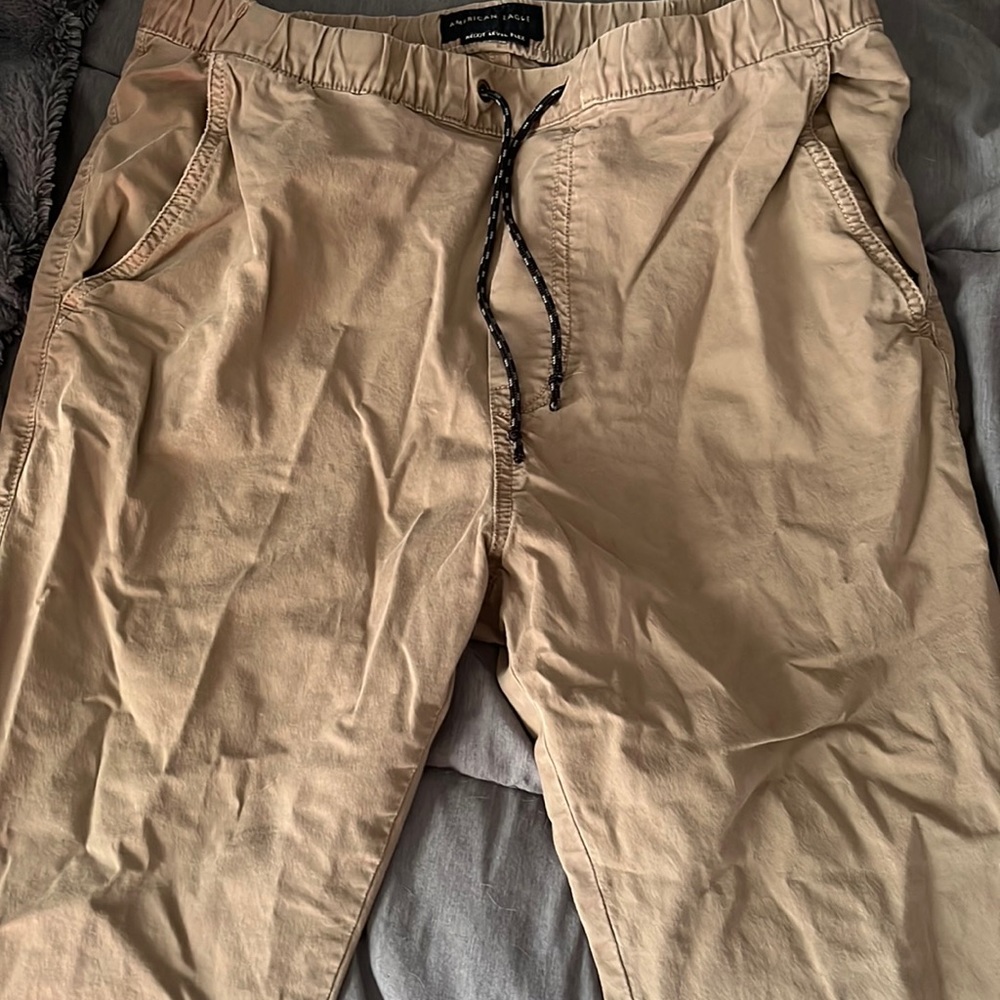 Khaki Mens Joggers